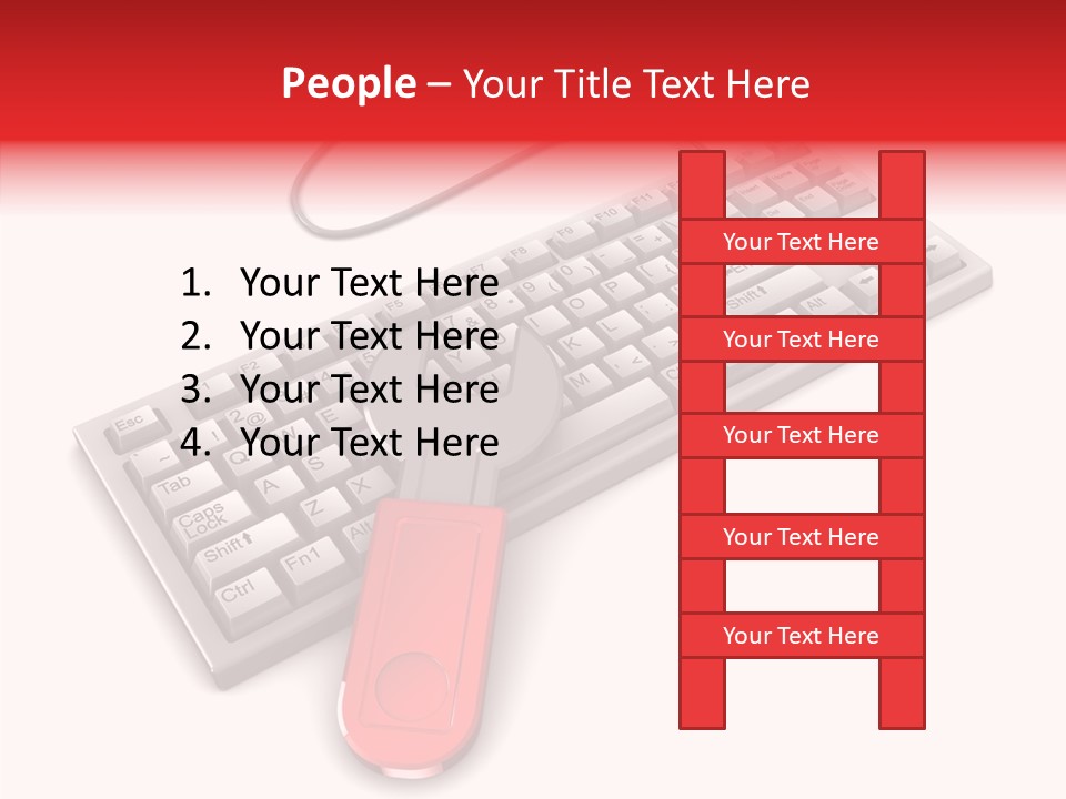 White Warranty Typing PowerPoint Template