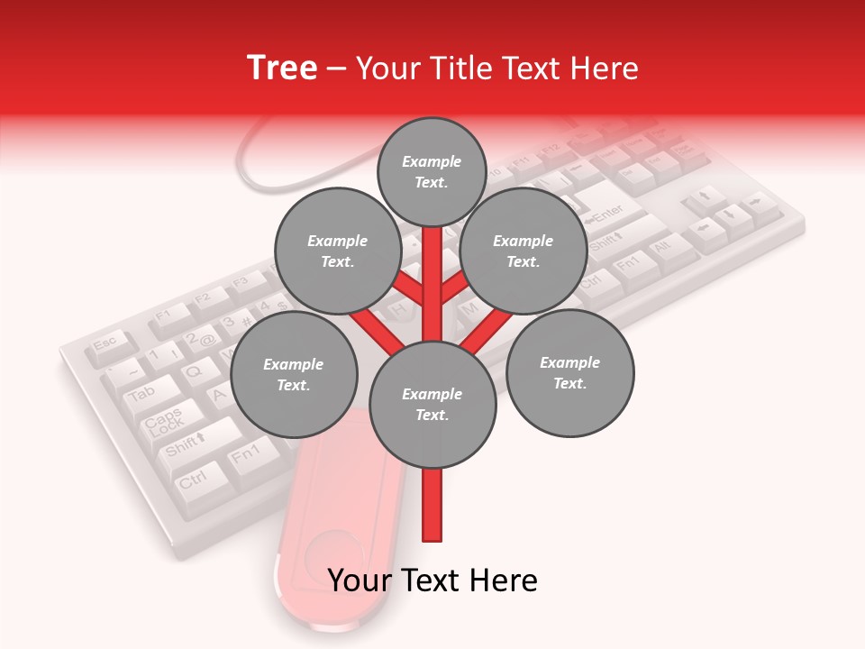 White Warranty Typing PowerPoint Template