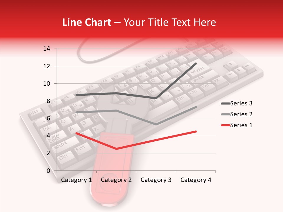 White Warranty Typing PowerPoint Template