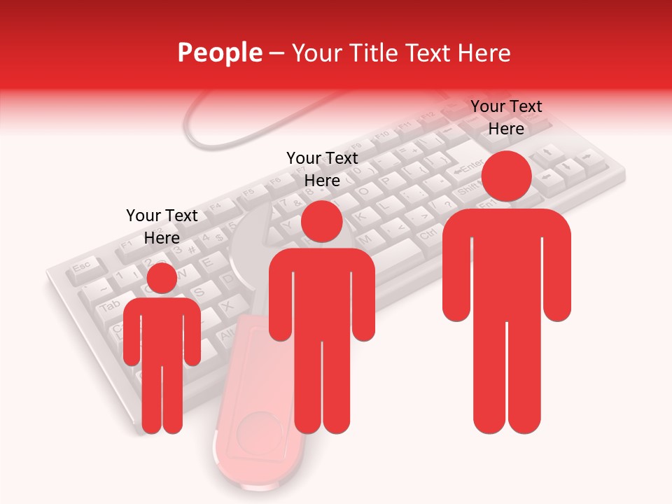 White Warranty Typing PowerPoint Template