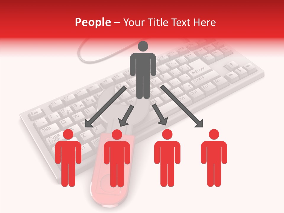 White Warranty Typing PowerPoint Template