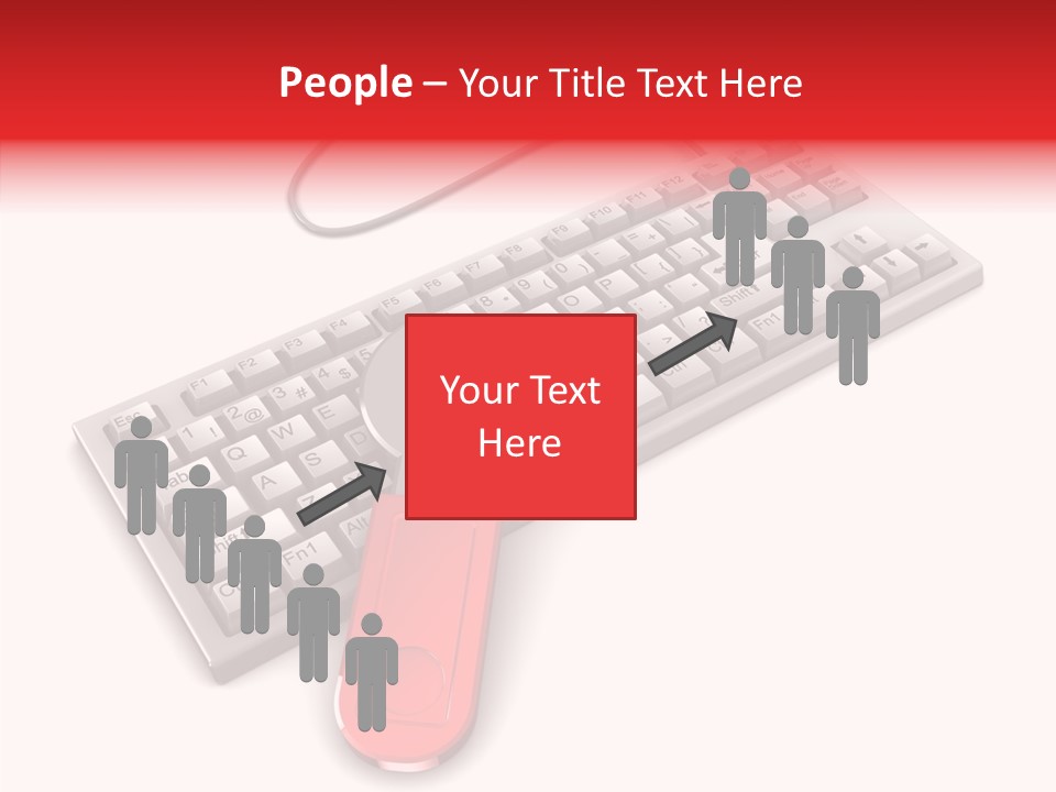 White Warranty Typing PowerPoint Template