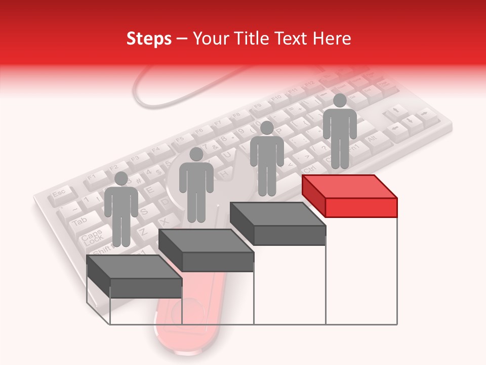 White Warranty Typing PowerPoint Template