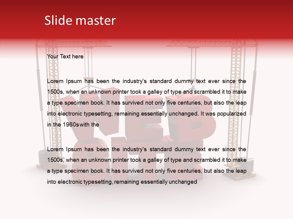 Tower Working Concepts PowerPoint Template