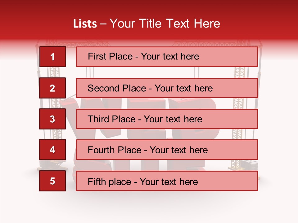 Tower Working Concepts PowerPoint Template