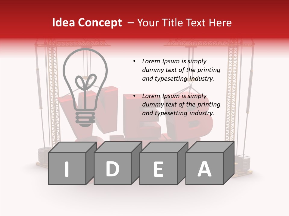 Tower Working Concepts PowerPoint Template