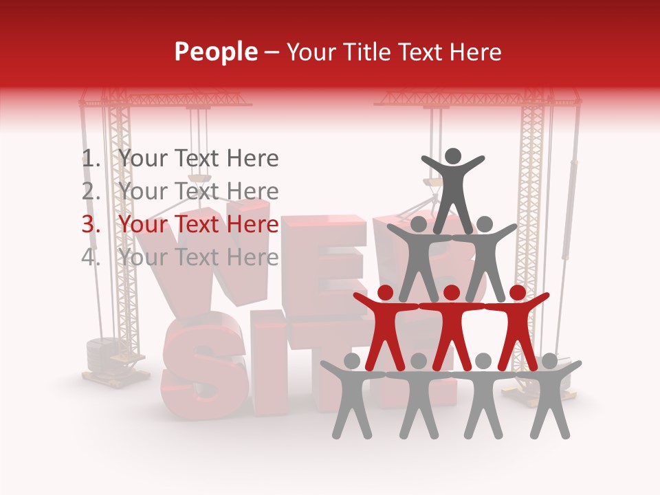 Tower Working Concepts PowerPoint Template