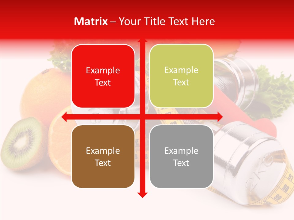 Rainbow Colors Diet Strength PowerPoint Template