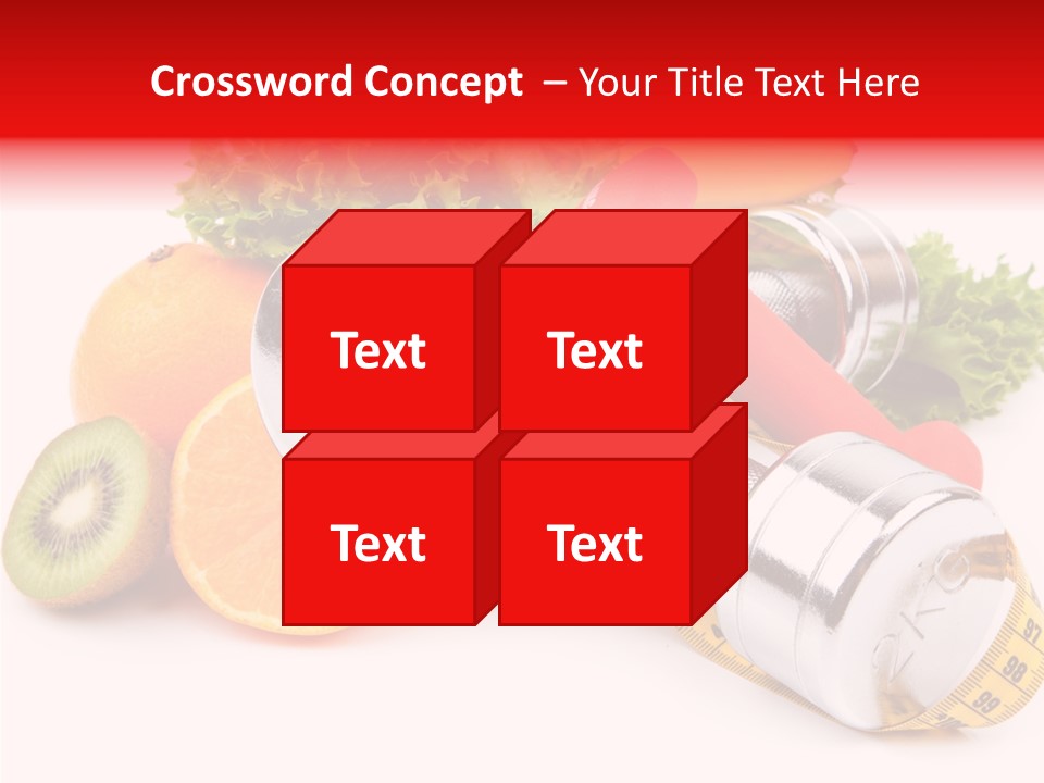 Rainbow Colors Diet Strength PowerPoint Template