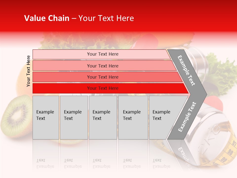 Rainbow Colors Diet Strength PowerPoint Template