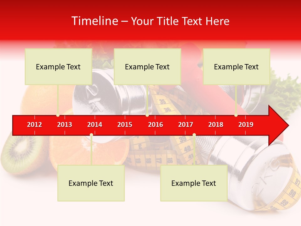 Rainbow Colors Diet Strength PowerPoint Template