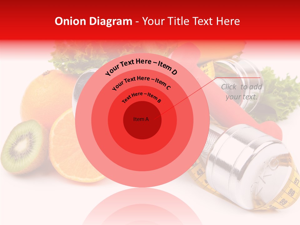 Rainbow Colors Diet Strength PowerPoint Template