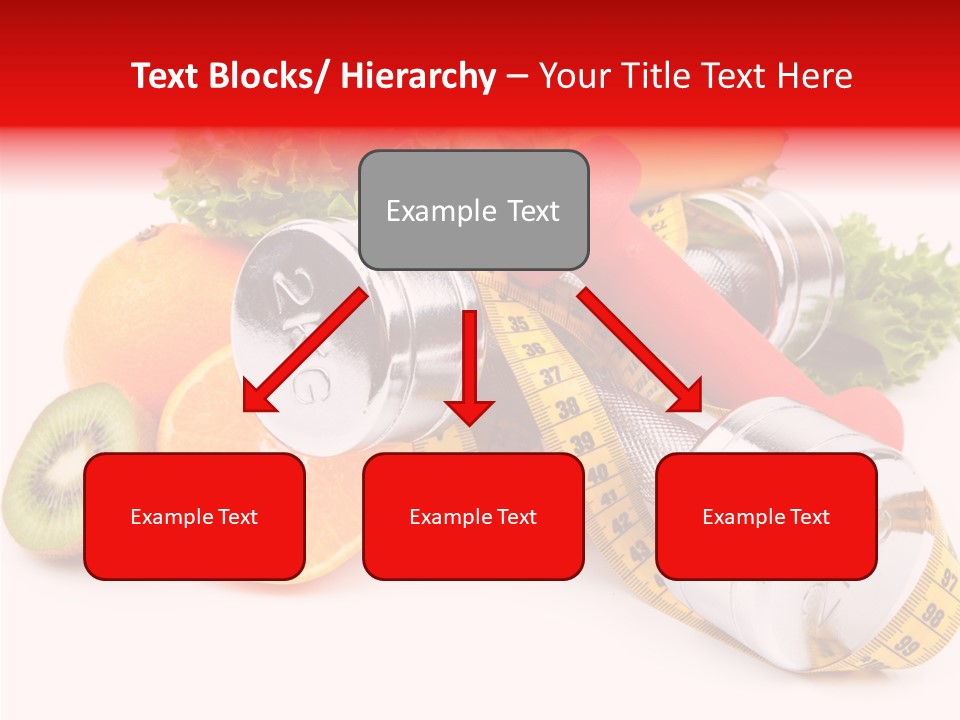 Rainbow Colors Diet Strength PowerPoint Template