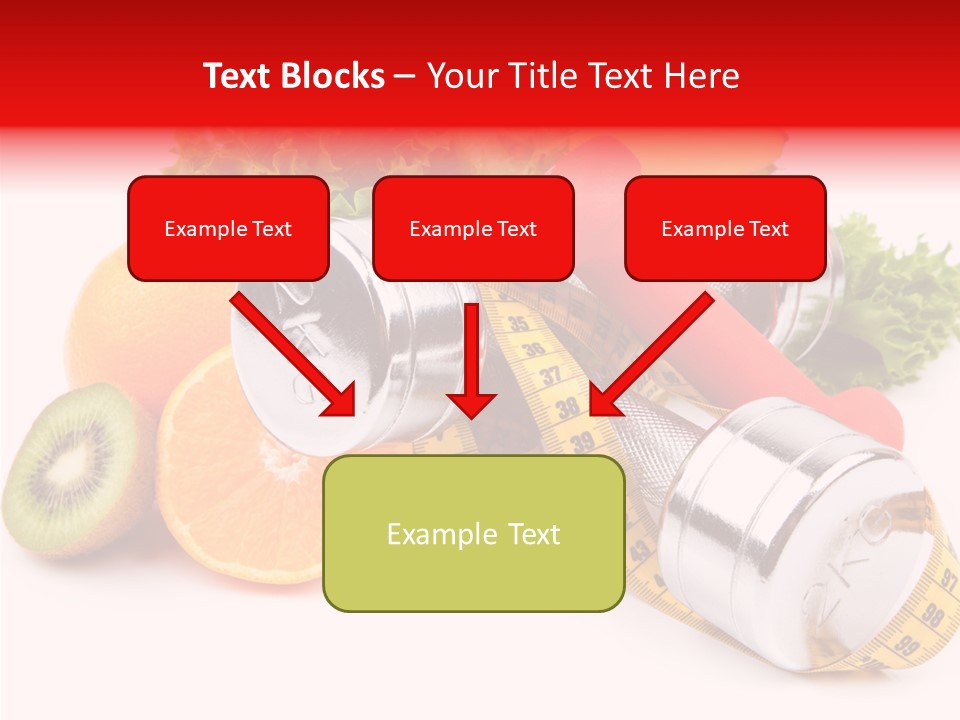 Rainbow Colors Diet Strength PowerPoint Template