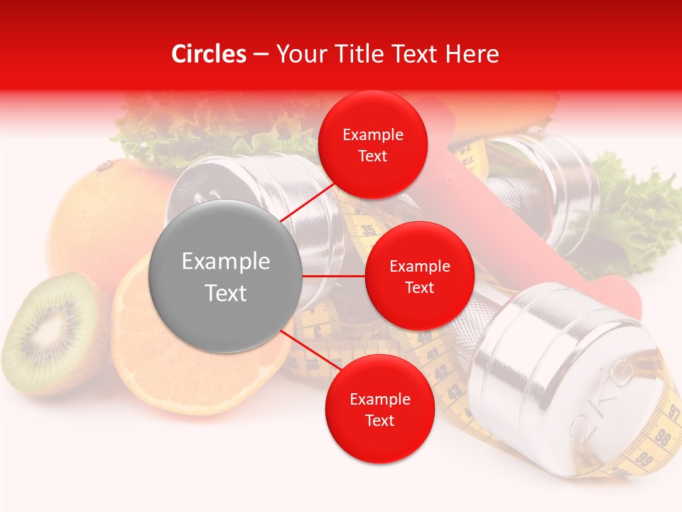 Rainbow Colors Diet Strength PowerPoint Template