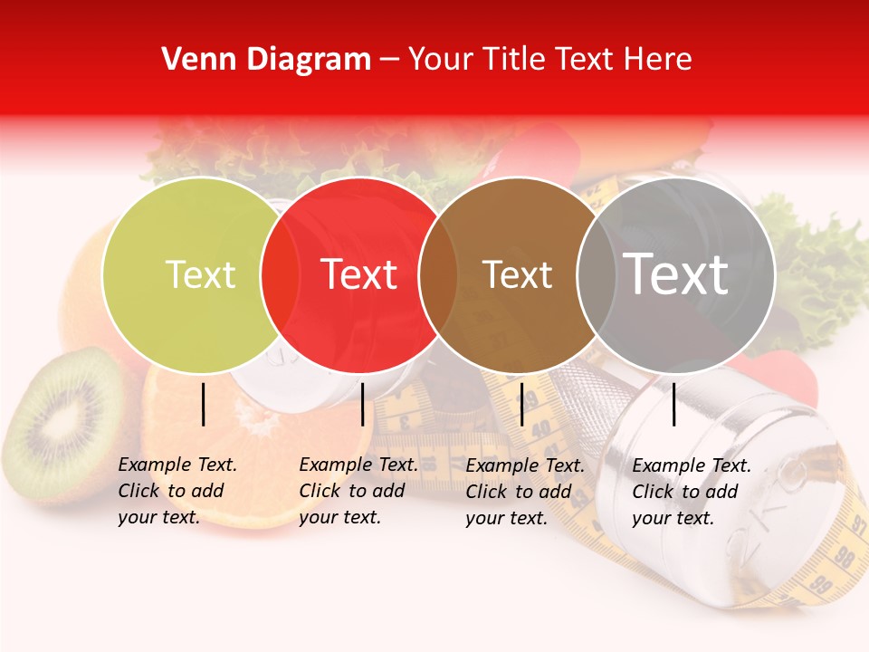 Rainbow Colors Diet Strength PowerPoint Template