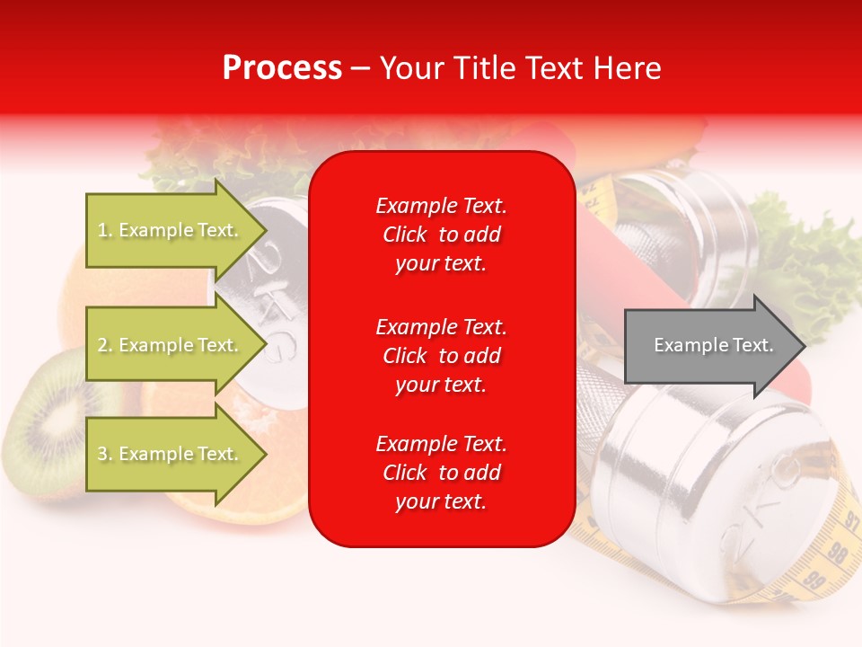 Rainbow Colors Diet Strength PowerPoint Template