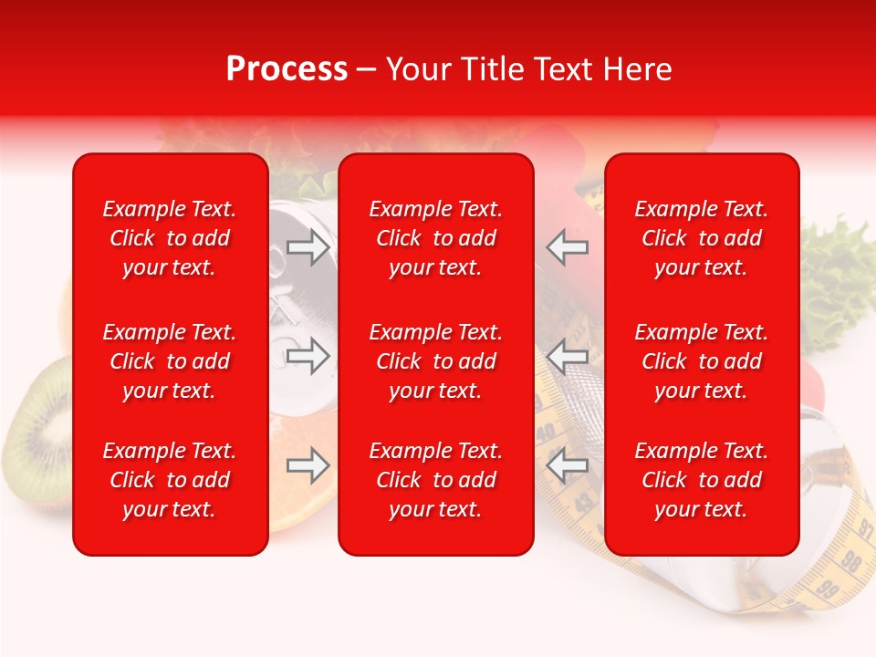 Rainbow Colors Diet Strength PowerPoint Template