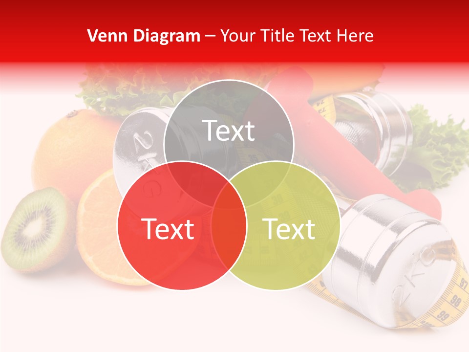 Rainbow Colors Diet Strength PowerPoint Template