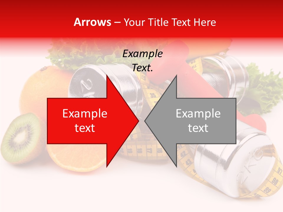 Rainbow Colors Diet Strength PowerPoint Template