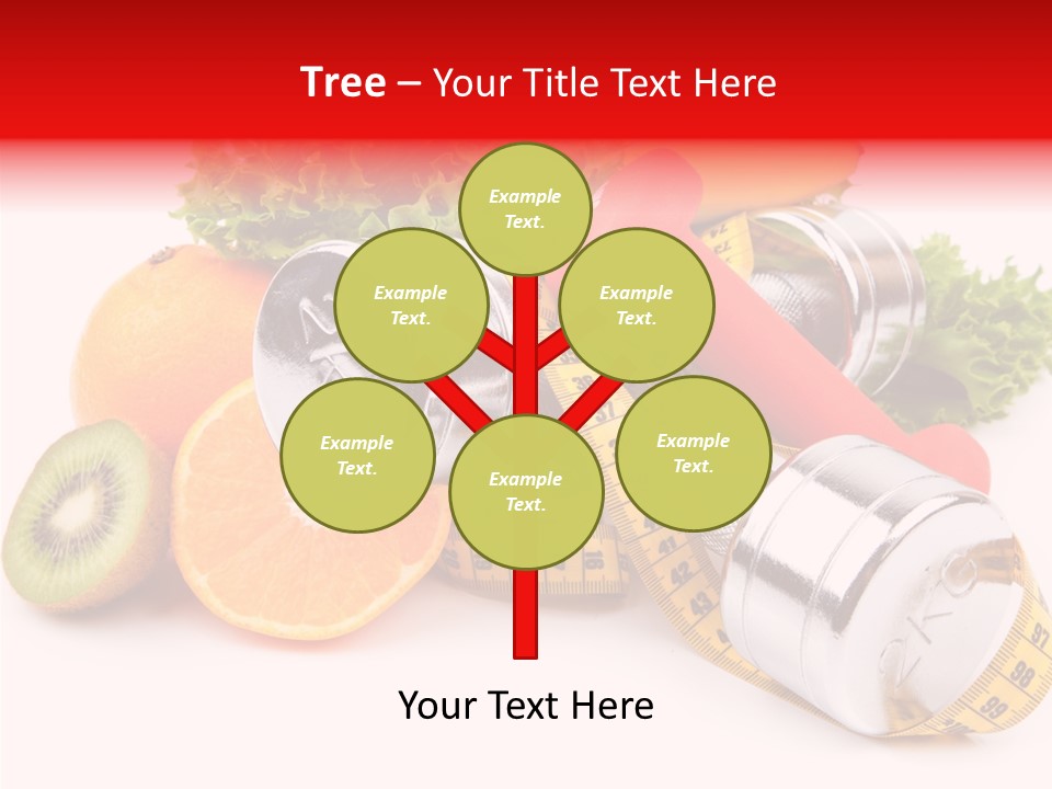 Rainbow Colors Diet Strength PowerPoint Template