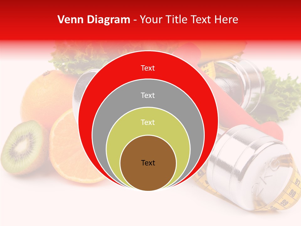 Rainbow Colors Diet Strength PowerPoint Template