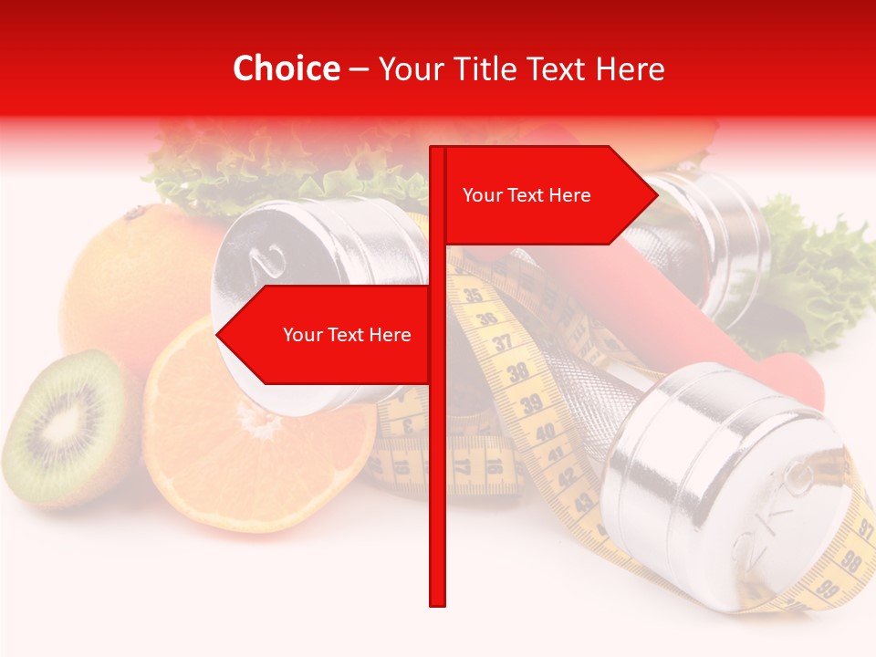 Rainbow Colors Diet Strength PowerPoint Template