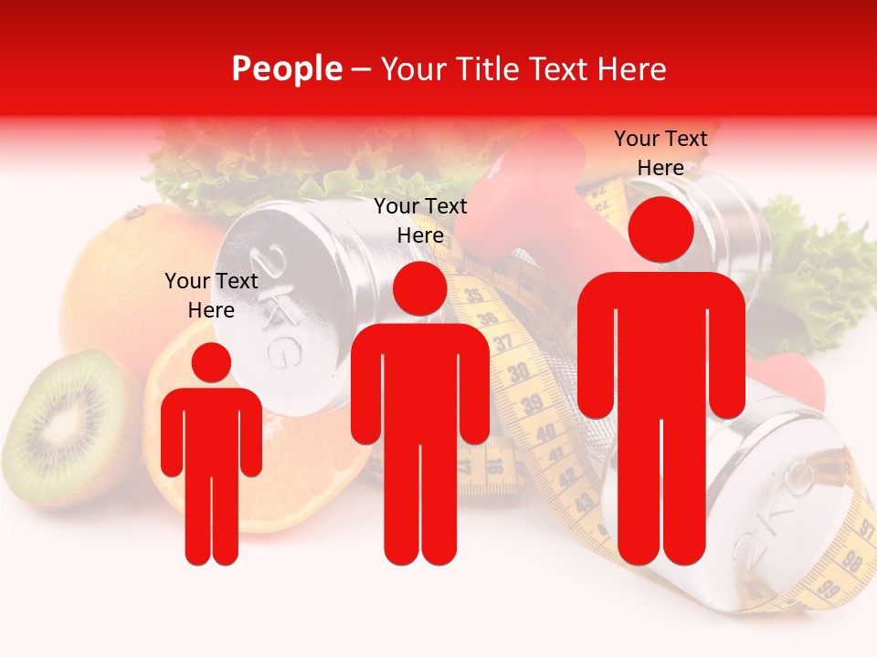 Rainbow Colors Diet Strength PowerPoint Template