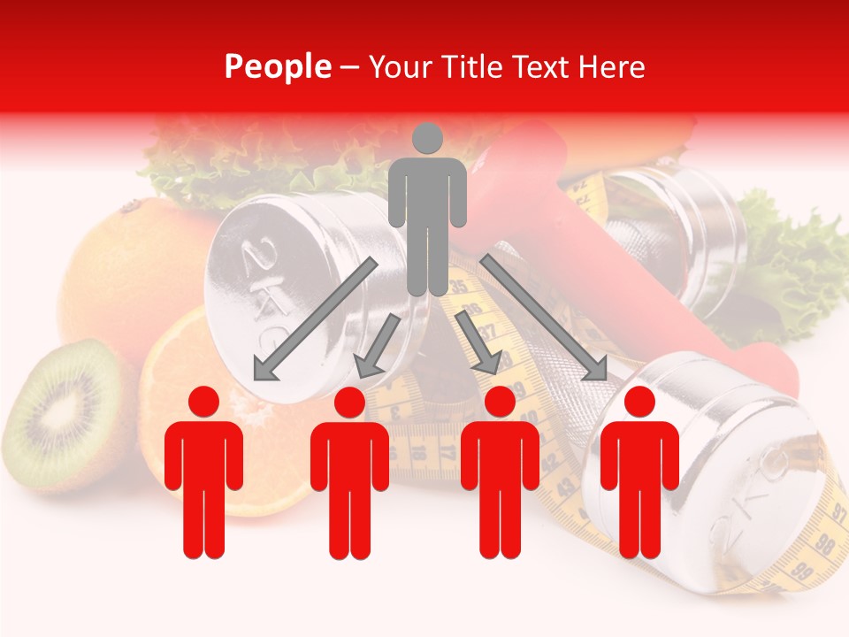 Rainbow Colors Diet Strength PowerPoint Template