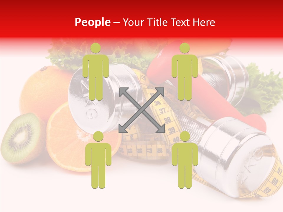 Rainbow Colors Diet Strength PowerPoint Template