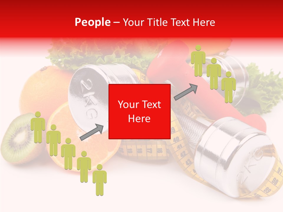 Rainbow Colors Diet Strength PowerPoint Template