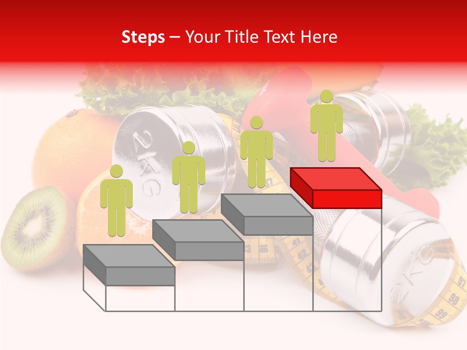 Rainbow Colors Diet Strength PowerPoint Template