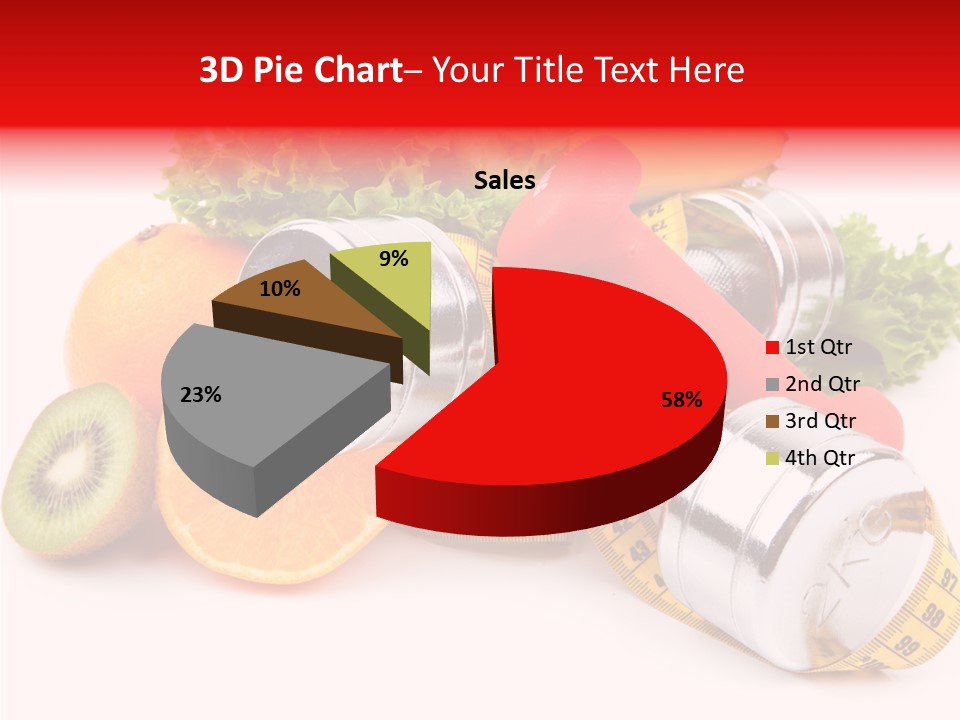 Rainbow Colors Diet Strength PowerPoint Template