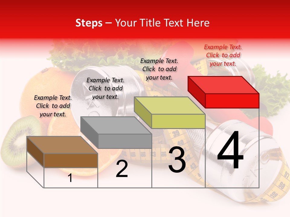 Rainbow Colors Diet Strength PowerPoint Template