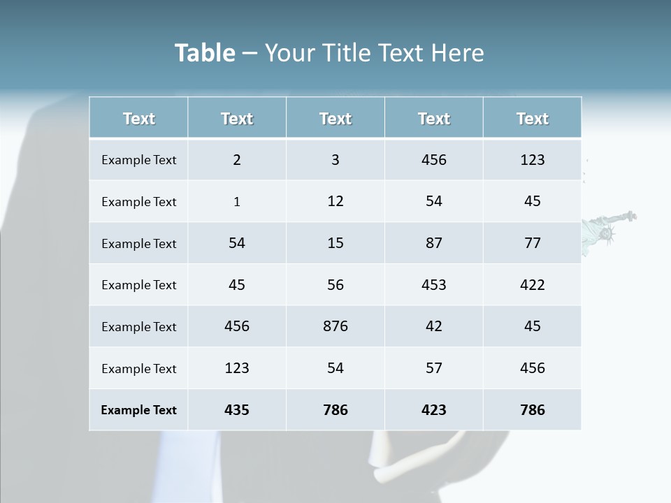 Aircraft Blue Stress PowerPoint Template