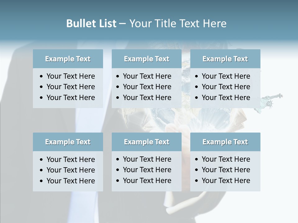 Aircraft Blue Stress PowerPoint Template