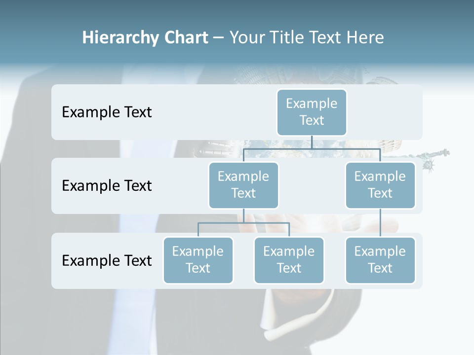 Aircraft Blue Stress PowerPoint Template
