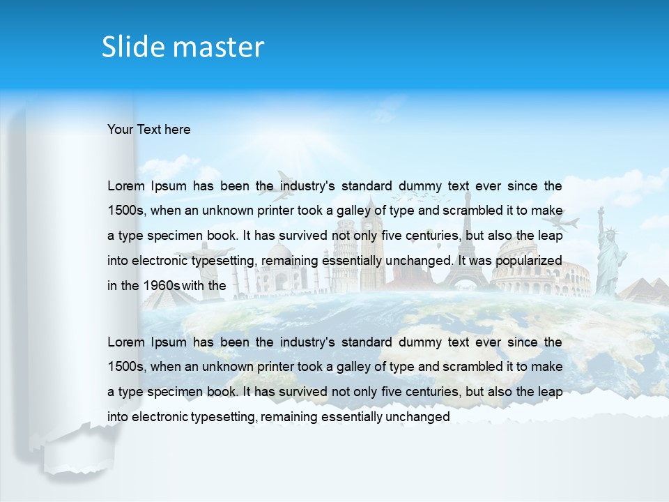 Europe Torn India PowerPoint Template