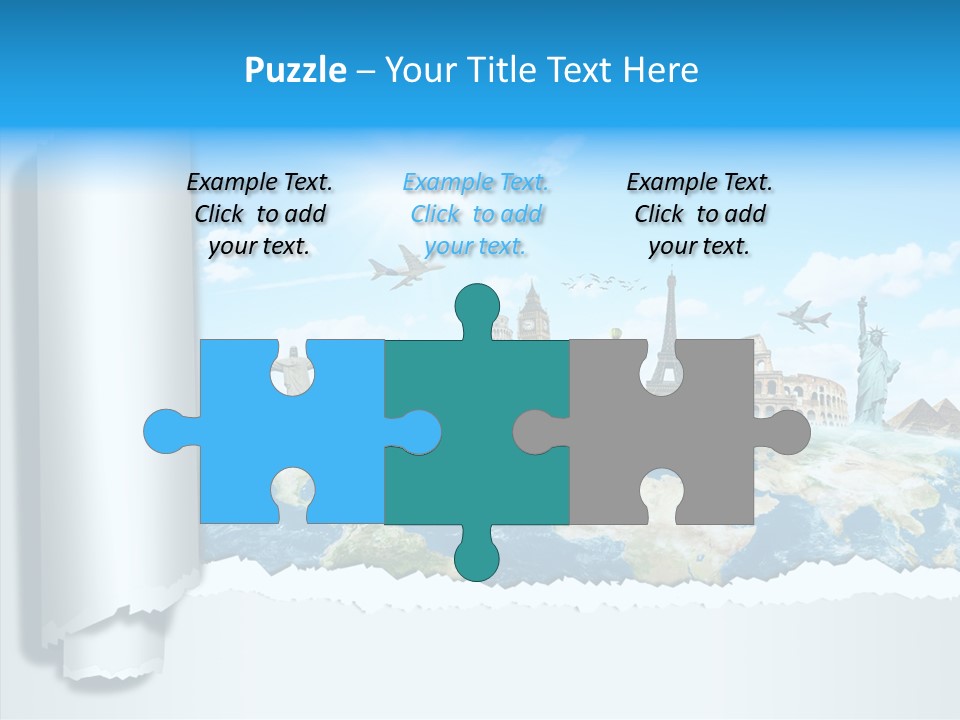 Europe Torn India PowerPoint Template