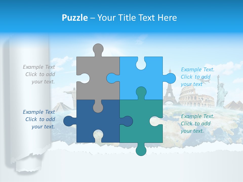 Europe Torn India PowerPoint Template