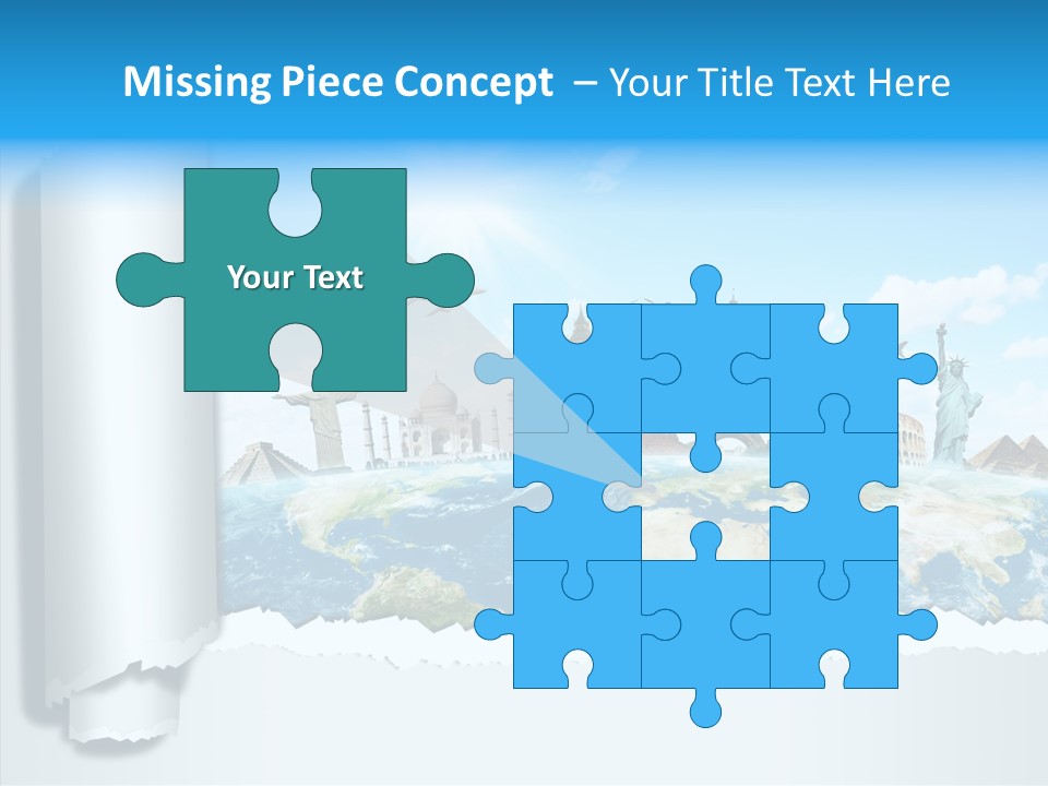 Europe Torn India PowerPoint Template