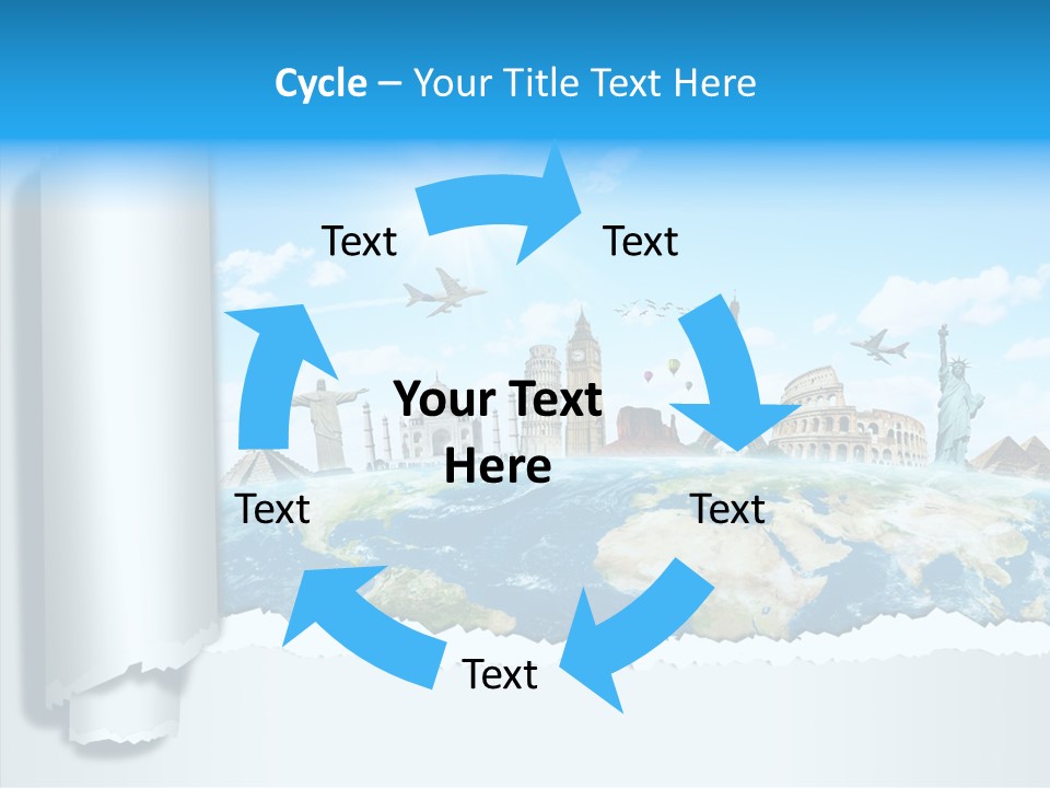 Europe Torn India PowerPoint Template