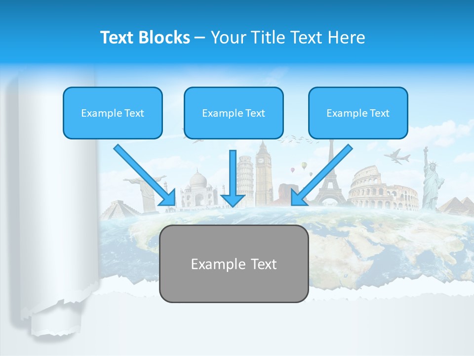 Europe Torn India PowerPoint Template