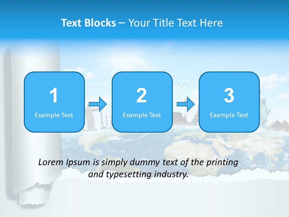 Europe Torn India PowerPoint Template
