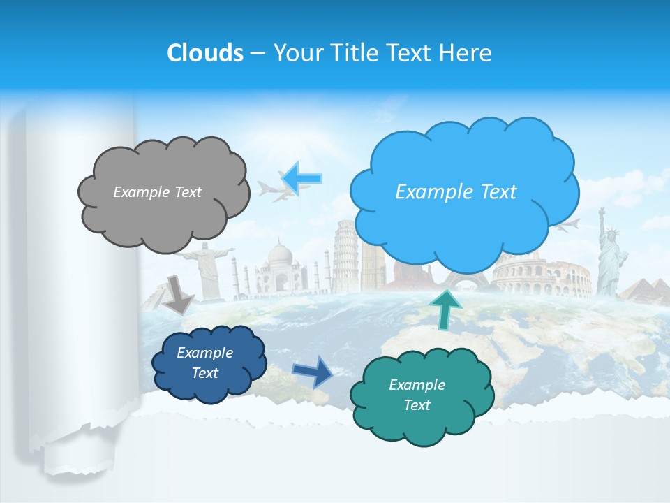Europe Torn India PowerPoint Template
