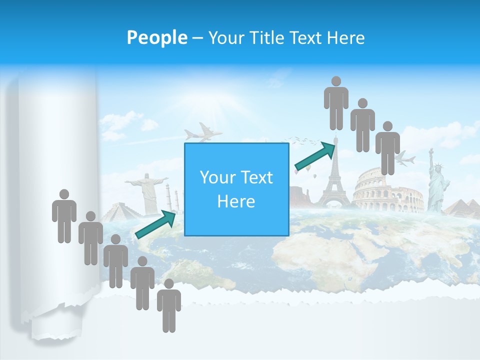 Europe Torn India PowerPoint Template