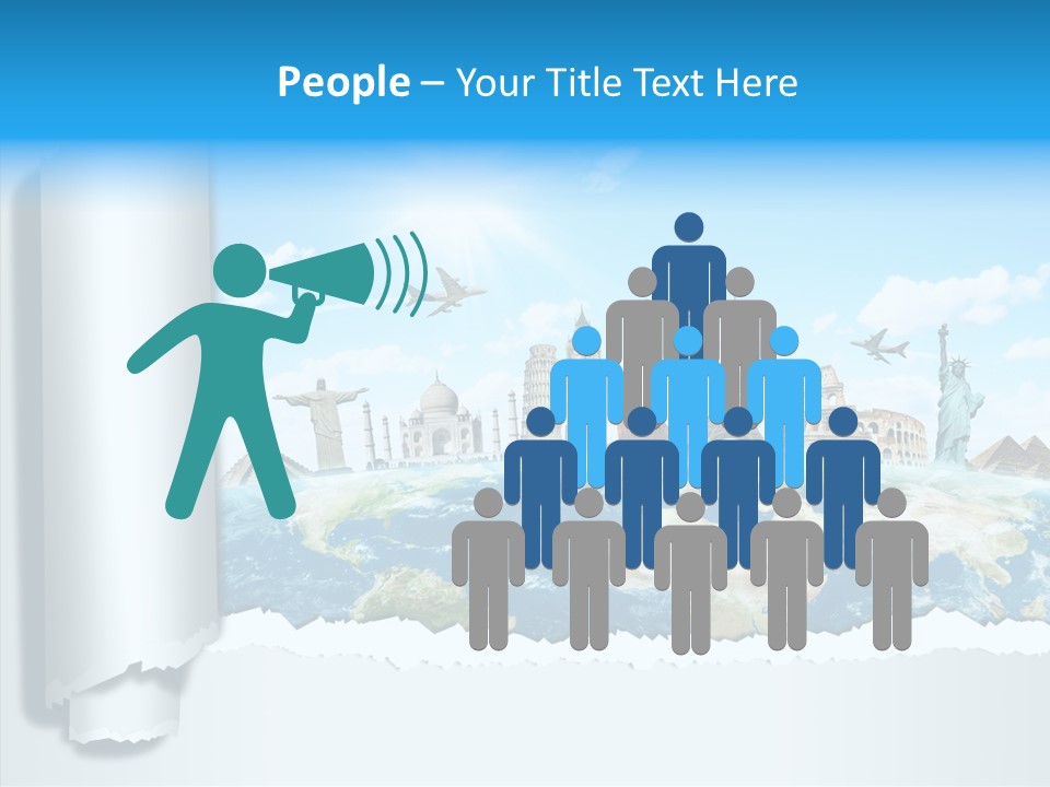 Europe Torn India PowerPoint Template