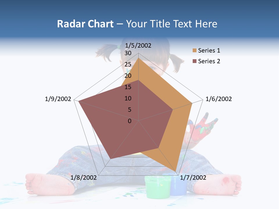 Felice Arte Sfondo Bianco PowerPoint Template