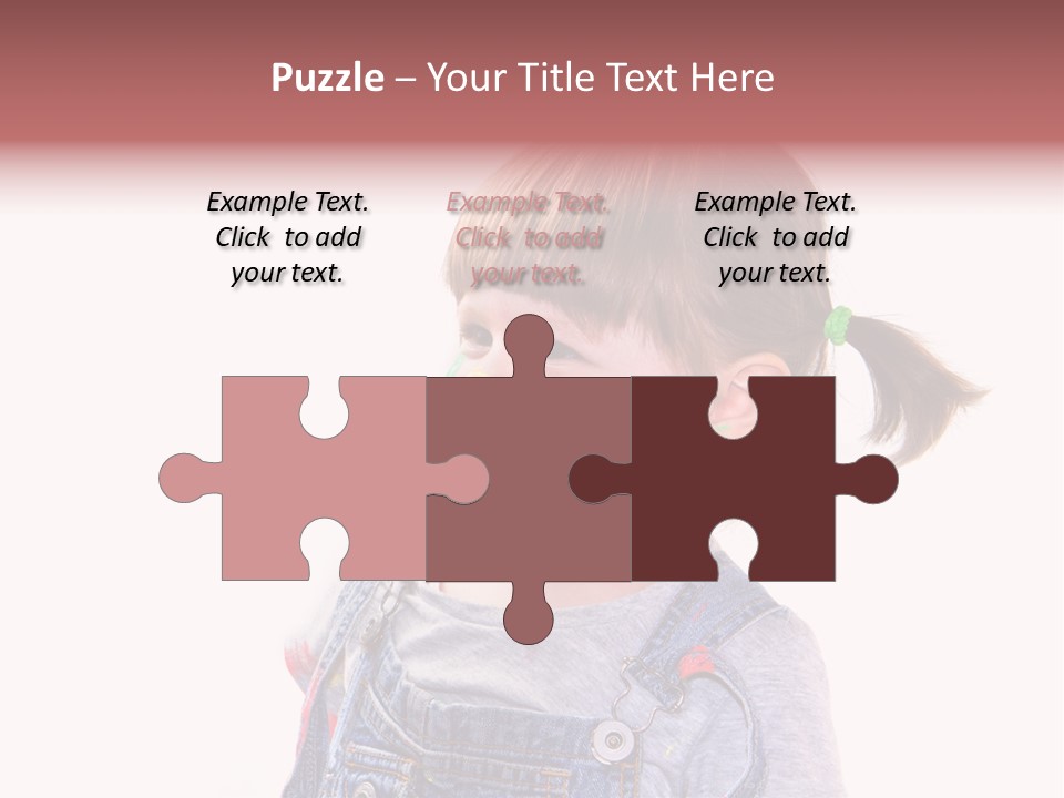 Isolato Sfondo Bianco Pittura PowerPoint Template