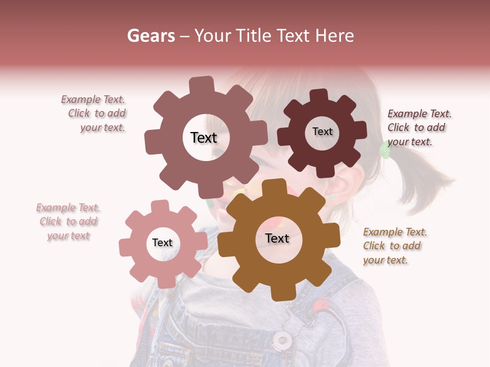 Isolato Sfondo Bianco Pittura PowerPoint Template